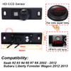 1280 * 720 Pixel HD Car Waterproof Backup Rear-View License Plate Rear Reverse Parking Camera Replacement for Saab 92 93 94 95 97 9X /Subaru Liberty Forester Wagon view 2