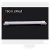 12V/24V LED Light Strip 6cm 10cm 14cm 18cm Hard Rigid Tube Bar Lamp 5730-led Bead Lights Strips for DIY(Warm White,18CM 24LED Milky_12V) view 2