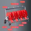JYXYXSCP Wire Spool Rack,Superior Strength Wire/Cable Dispenser -Holder Cable Reel Commercial Industrial Steel Wire Rack Dispenser for Cable Reels Dispenser (51x28x38cm) view 2