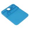 Microscope Accessories Repair Silicone Pad, Heat High Temperature Maintenance Mat with Screw Positioning Holes, and Accessory Slots for Multifunctional Phone Disassembly view 2