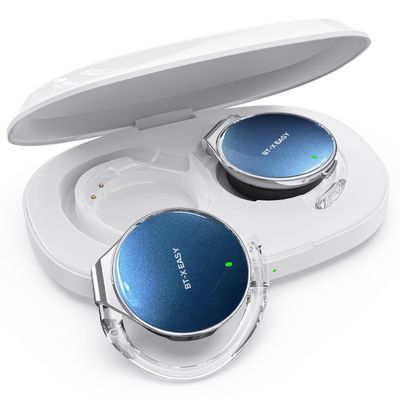 On Ear Headphones Bluetooth 5.4, Open Ear Headphones Wireless, Water-Drop Shaped Clip On Sport Headset Bluetooth with 4 Microphone