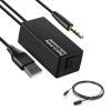 Optical to Aux Cable, Optical to 3.5mm Audio Converter, 192KHz DAC Digtal to Analog Adapter, Unidirectional for PS4 HDTV DVD view 1