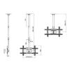 UYCVT Tv Stand Adjustable Ceiling Tv Mount Bracket Fits Most 32-70 Inch Tvs, Full Motion 360 Rotation Tilting Swiveling Tv Mount Bracket, Up to 65Kg/143Lbs view 2