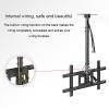 UYCVT Tv Stand Adjustable Ceiling Tv Mount Bracket Fits Most 32-70 Inch Tvs, Full Motion 360 Rotation Tilting Swiveling Tv Mount Bracket, Up to 65Kg/143Lbs view 3