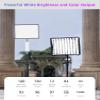 amaran Pano 120c Kit 120W RGBWW LED Panel Video Light APP Control,CCT 2,300K-10,000K Photography Studio Lighting w/Softbox/12 Scenes/Support USB-C PD/for Outdoor Filming Recording Streaming (Charcoal) view 4