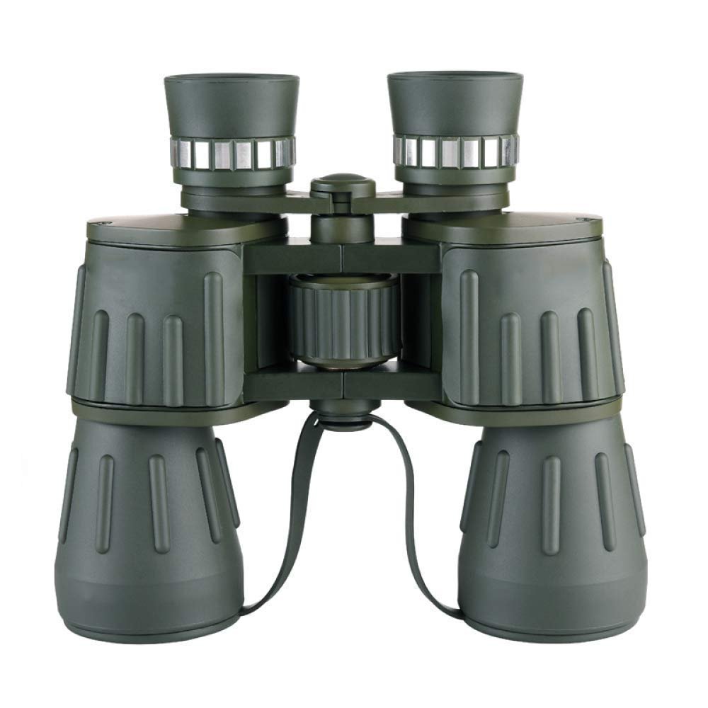 10X50 Military Binoculars Powerful Binocular Telescope Waterproof Army Green for Camping Happy Gift