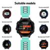 EKINS For Forerunner 735XT Watch Bands Black Buckle Sport Silicone Watch Strap Replacement for Forerunner 230/220/235/620/630/735XT and Approach S20/S5/S6 Smart watch band(Teal) view 3