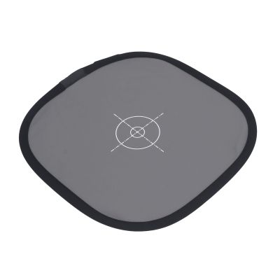 Gray White Balance Card Portable 18% Grey Double Sided Reflector for Photography - Foldable Focus with Carry Pouch, Ideal for Accurate Exposure