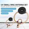 Antenna Portable Passive Loop Antennas, UV Small Kit, for MINI FM Module, UHF 400M-470MHz+ VHF 80M-150MHz view 4