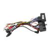 Car 16pin Wiring Harness Adapter Android Radio Power Cable for Audi A3 A4 TT view 3