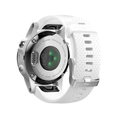 BAHDB For Fenix 5S Watch Band Fenix 6S Quickfit Soft Silicone Replacement Strap For Fenix 5S Plus/Fenix 6S Pro/Fenix 7S/D2 Delta S Smart Watch Band(White)