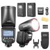 Godox V1 Pro C U Flash for Canon, Come with 2*VB30 Battry Godox V1Pro-C V1 PRO-C TTL Round Head Camera Flash V1PRO C Flash view 1