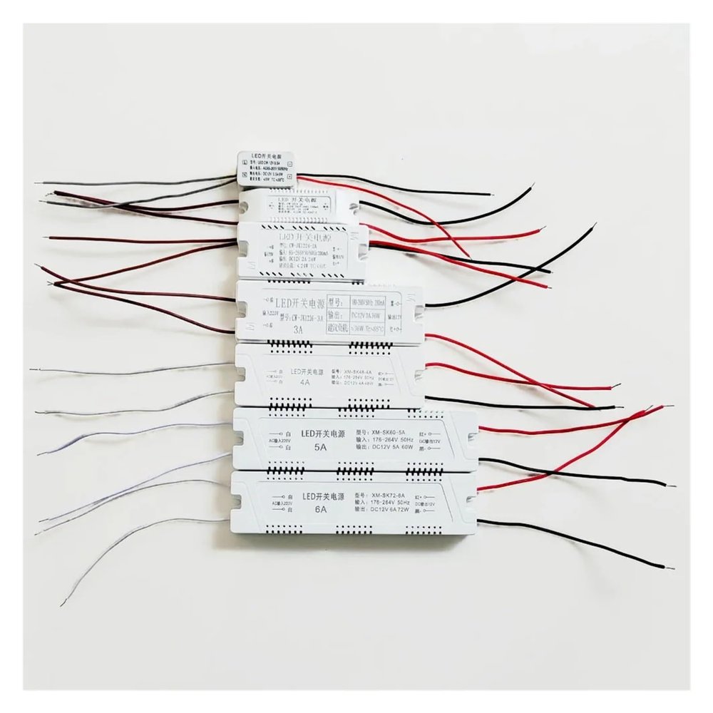 1pcs, 6W-72W LED Driver Power Supply for AC220 to DC12V 1A 2A 3A 4A5A6A Power Supply Control Lighting for LED Light Strip(36W DC12V 3A)