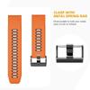 NVVVNX For Fenix 7S Watchbans For Fenix 6S/Fenix 6S Pro/Fenix 5S / 5S Plus/D2 Delta S Smart watch Bands(Orange-balck) view 4