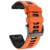 EKINS For Fenix 6 Pro Watch Band for Fenix 6Fenix 5/Fenix 5 Plus/Fenix 7/Forerunner 935/Forerunner 945/Approach S60/Quatix 5 WatchBands 22mm(Orange-black) view 1
