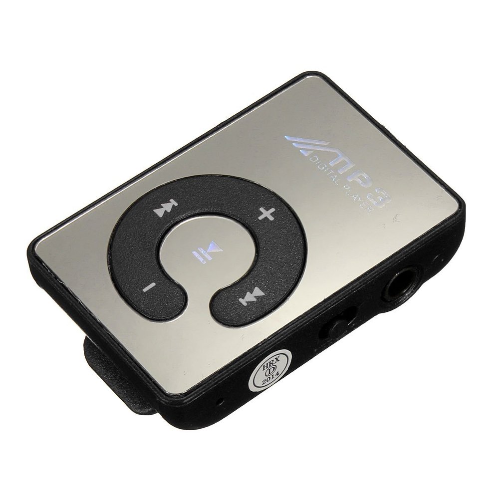 Tassteen Mini Music MP3 Player with USB Cable with Headphones Black