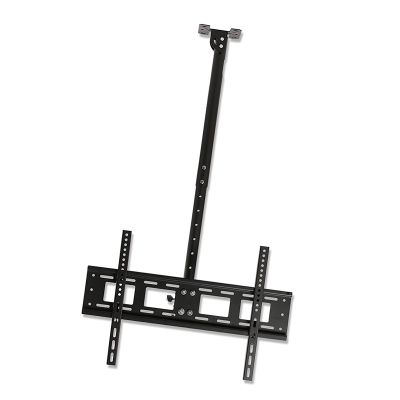 Adjustable Ceiling Tv Mount Bracket - Tv Wall Mount Ceiling Tv Mount Bracket, Fits 40-80Inch Led Screen Display Tv Stand, Can 90 Flip Down Full Motion 360 Deg Rotation Tilt TOne Color-0.651.55m