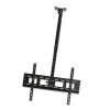 Adjustable Ceiling Tv Mount Bracket - Tv Wall Mount Ceiling Tv Mount Bracket, Fits 40-80Inch Led Screen Display Tv Stand, Can 90 Flip Down Full Motion 360 Deg Rotation Tilt TOne Color-0.651.55m view 1