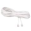 Tassteen White Male 6P2C RJ11 Plug Telephone Fax Modem Line Cable, 14M for Landline Telephone view 1