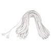 Tassteen White Male 6P2C RJ11 Plug Telephone Fax Modem Line Cable, 14M for Landline Telephone view 3