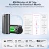AI Voice Recorder with Real-Time Transcription & Translation, AI Voice Transcriber, Smart Summary, AI-Powered Mind Mapping & Translator for Meetings Notes, Interviews & Lectures, 70+ Languages (64GB) view 4