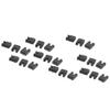 Tassteen 120 Pcs 2.54mm Standard PCB Shunts Short Mini Jumper Cap Connector view 3
