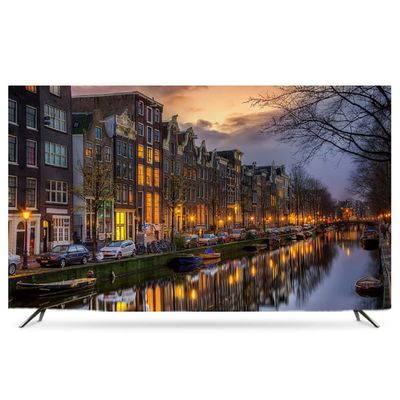 32"- 86" Indoor TV Cover Led LCD Flat Screen TV Wall Mounted Night Scene Pictures Dust Proof Waterproof TVs Cover for Flatscreen TV, Smart TVs(A,43")