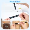 Aonomi Tze-335 TZe TZ Tape 12mm 0.47 Laminated Black Replacement for Brother P Touch Label Tape White on Black Label Tape TZe335 Compatible for Brother Ptouch PT-D210 PT-D220 PT-H110, 4-Pack view 3