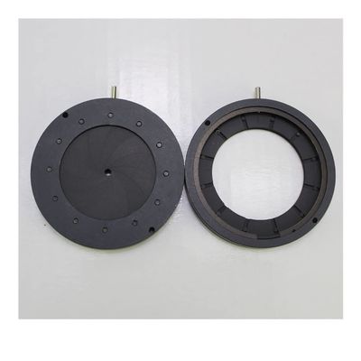 Microscope Observation Zoom 1.5-33mm Adjustable Metal Iris Diaphragm Aperture Condenser Digital Camera Microscope Adapter with 12pcs DiaphragmBlades