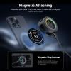 NEEWER Basics Magnetic Phone Cooler, Low Noise USB Cooling Fan with Smart Temp Control, RGB Light, Magnetic Ring & Clip Compatible with iPhone 15 16 Pro Max MagSafe Samsung iPad for Gaming, PA069 view 3
