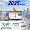 GPS Navigator for Car, Latest 2025 Map 7 inch Touch Screen Car GPS 256-16GB, Voice Turn Direction Guidance, Support Speed and Red Light Warning, North America Lifetime map Free UpdateBlue view 4