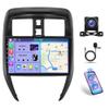 10" Car Radio Stereo for Nissan Versa Sedan 2015-2019 with Wireless Carplay Android Auto, 2G+32G Android 13 IPS Touchscreen Double Din Car Audio Receiver WiFi GPS Bluetooth AHD SWC FM Backup Camera view 1