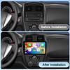 10" Car Radio Stereo for Nissan Versa Sedan 2015-2019 with Wireless Carplay Android Auto, 2G+32G Android 13 IPS Touchscreen Double Din Car Audio Receiver WiFi GPS Bluetooth AHD SWC FM Backup Camera view 2