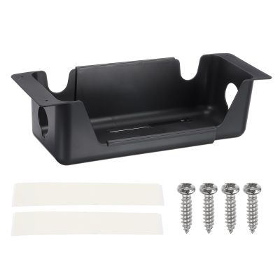 YOKIVE Cable Management, Office Cord Organizer Under Desk Cable Management Tray Office Supplies Storage Organization for Desk Home Kitchen Office, Black