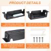 YOKIVE Cable Management, Office Cord Organizer Under Desk Cable Management Tray Office Supplies Storage Organization for Desk Home Kitchen Office, Black view 3