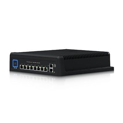 Ubiquiti Industrial 8-Port Industrial Layer 2 PoE Switch, Black