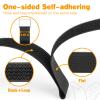 0.65" x82ft Hook and Loop Straps with 40 Metal Buckles, Adjustable Fastening Cinch Straps, Cut to Length Cable Straps, Reusable Nylon Straps 0.65 Inch Wide for Organizer or Storage, Black view 4