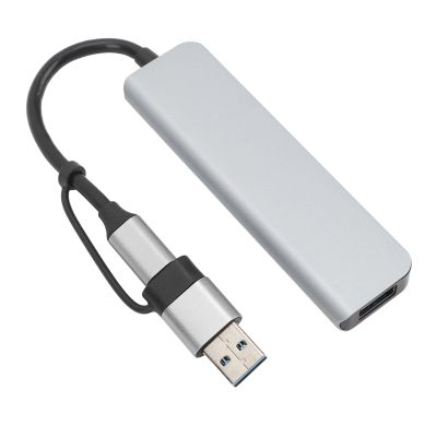 5 in 1 USB Type C Hub, USB C Hub, 5Gbps 3 USB3.0 Data Ports and Memory Card Reader, Multi Functional USB HUB Adapter for Phone, Tablet, and Computer
