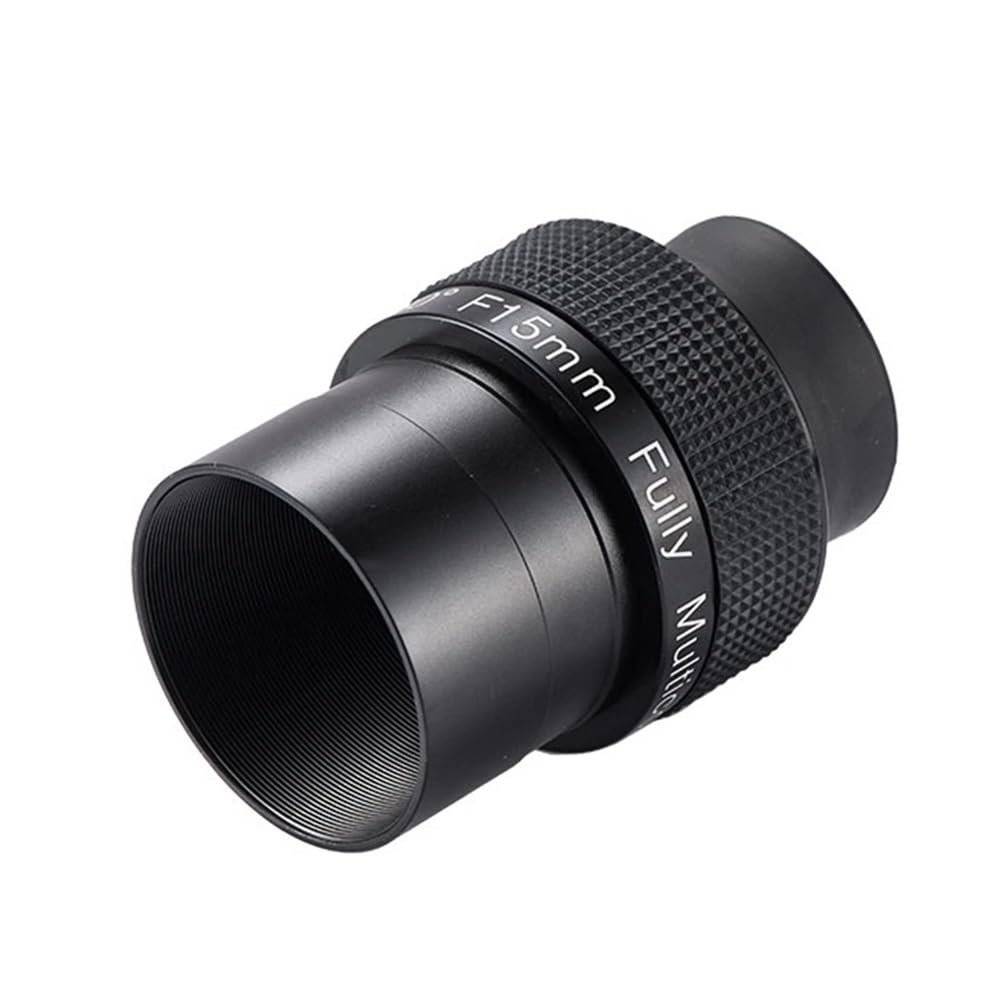 2-inch 80 Degree Ultra Wide Angle F15mm/20mm/30mm Eyepiece, Metal Astronomical Telescope Accessories(15mm)