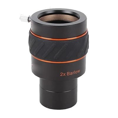 1.25" 2X Lens Fully Multi-Coated Optics for 1.25inch Telescope Spotting Scopes Eyepiece