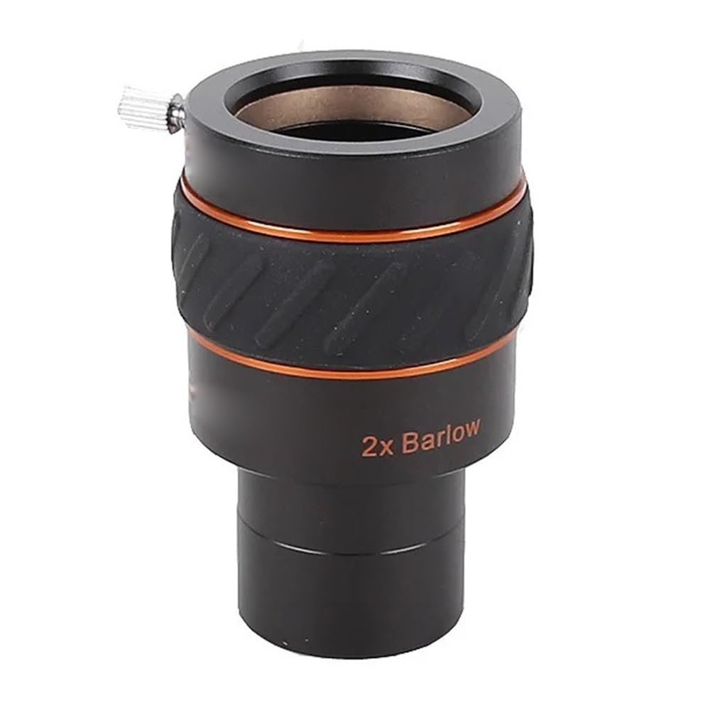1.25" 2X Lens Fully Multi-Coated Optics for 1.25inch Telescope Spotting Scopes Eyepiece