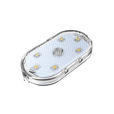 Finger Touch Sensor Car Interior LED Atmosphere Lights - USB-Powered Mini Reading Lamp for Auto Door, Roof, and Ceiling Lighting(Blue-1Pcs)