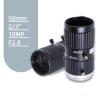 10 megapixel Lens 50mm Fixed Focus 2/3'' Industrial Inspection Camera Low Distortion C-Mount F2.8 Manual Aperture Lens view 2