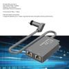Satellite Ethernet Adapter Gen 2 V2, 1 Gbps High Speed Satellite to 2 RJ45 Ports Gigabit Ethernet Adapter, atellite Internet Adapter for V2 Rectangle Dish Wired External Network view 2