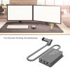 Satellite Ethernet Adapter Gen 2 V2, 1 Gbps High Speed Satellite to 2 RJ45 Ports Gigabit Ethernet Adapter, atellite Internet Adapter for V2 Rectangle Dish Wired External Network view 3
