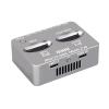 Double Bay Docking Station NVME Solid States Disk Clone USB3.2 Type C States Drives Reader NVMe External Hard Disk Box view 1