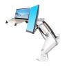 ADPVRLUQ F195A-DA 3-12kg Aluminum 22-32 Inch Computer Screen Stand Gas Spring Arm Full Motion + Laptop Stand(10-17 inch) view 1