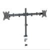 ADPVRLUQ C024 Desk Clamp Full Motion 360 Degree Dual Monitor Stand 10"-27" LCD LED Monitor Mounting Arm Each Head Load Capacity 9.9kg view 1