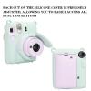 AEXUTDA Case for Instax Mini12 CameraMini12 Camera Silicone Case, Anti-Scratch Slim Fit Soft Skin, Mini12 Accessories with Detachable Lens Coverr,Light Green view 3