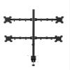 ADPVRLUQ Desktop Stand Full Motion 360 Degree 4 Screen Monitor Stand 10"-24" LCD LED Monitor Mounting Arm Each Head Load Capacity 8kg(Desktop Clamping) view 1
